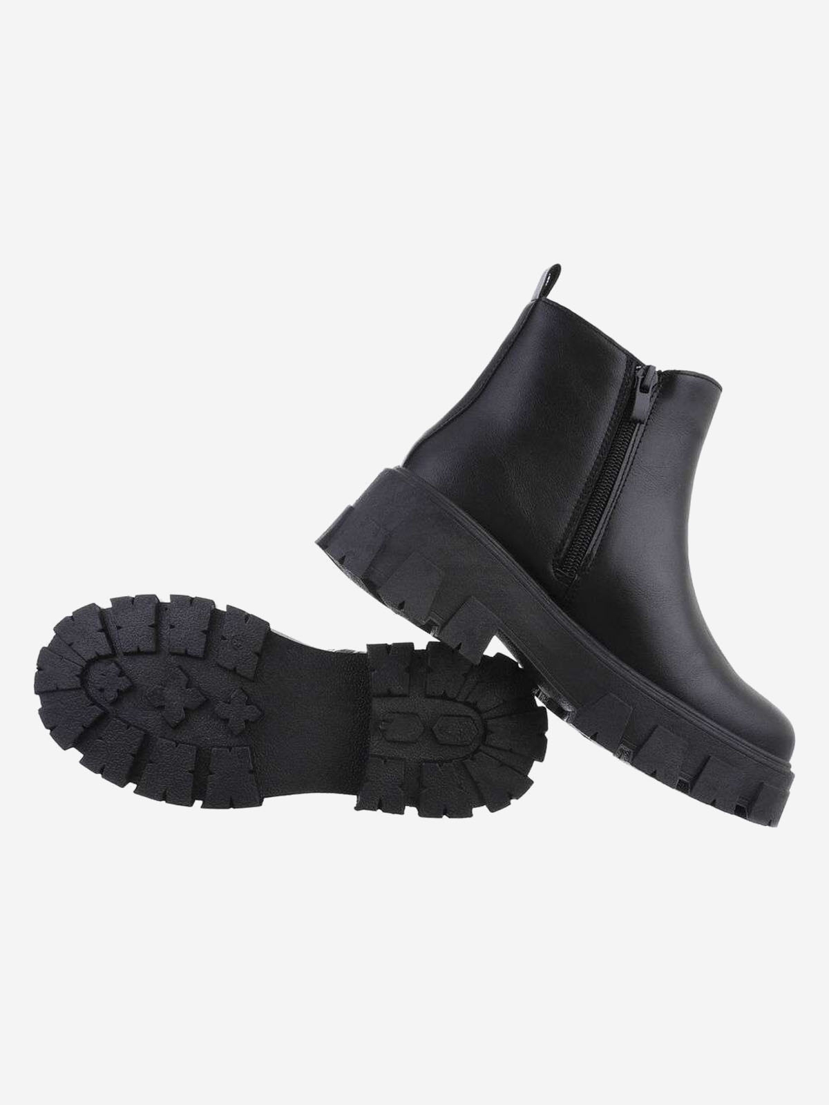 Platforminiai juodos spalvos moteriški auliniai batai