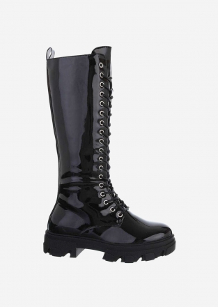 Women's high ankle boots in black
