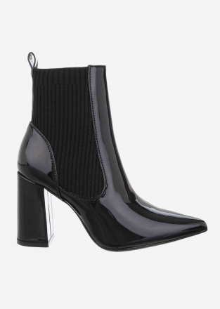 Women's pointed toe high heels 'Kelly' in black