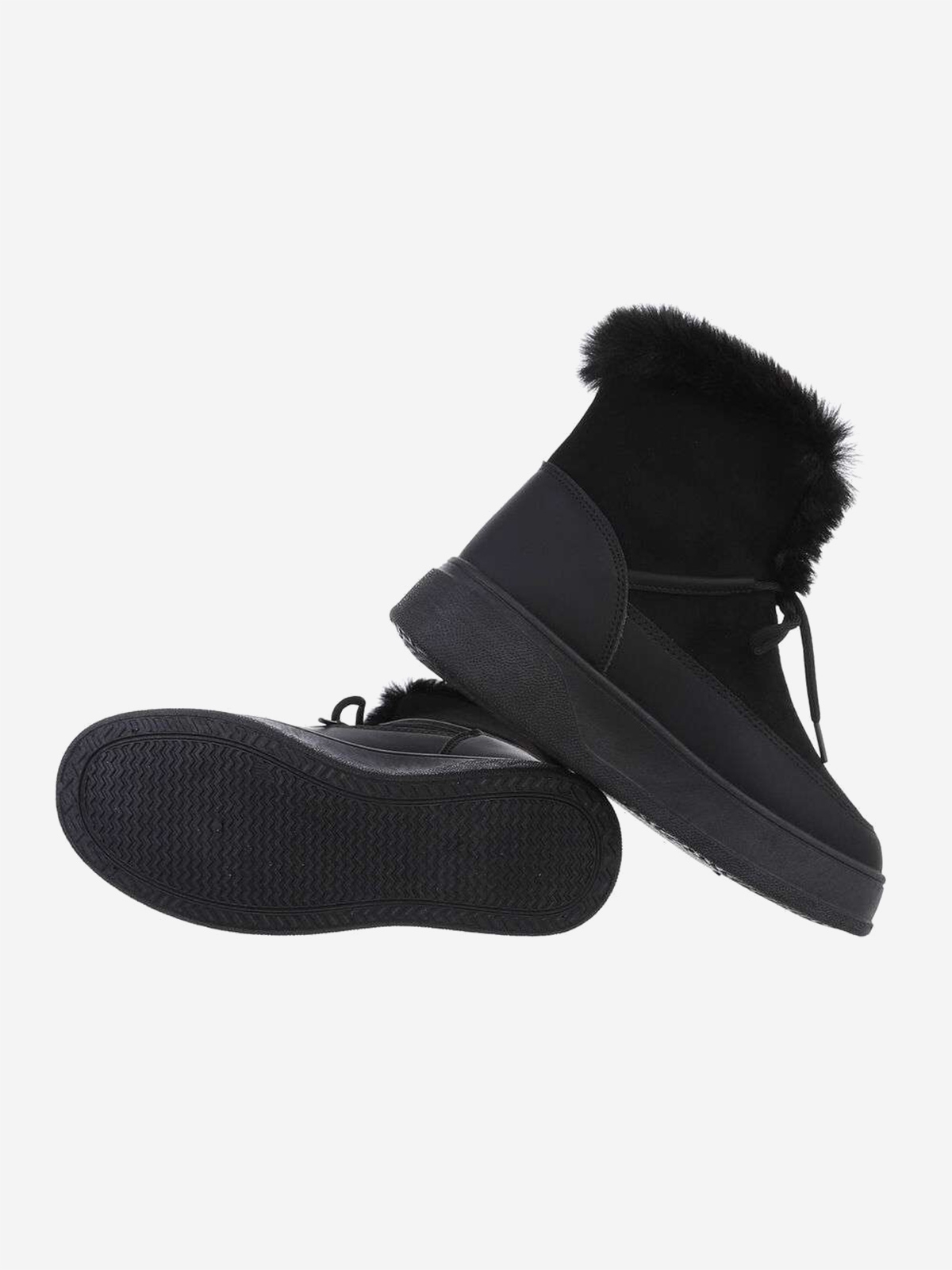 Moteriški juodi žieminiai batai