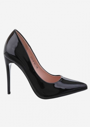 Moteriški aukštakulniai batai juodos spalvos