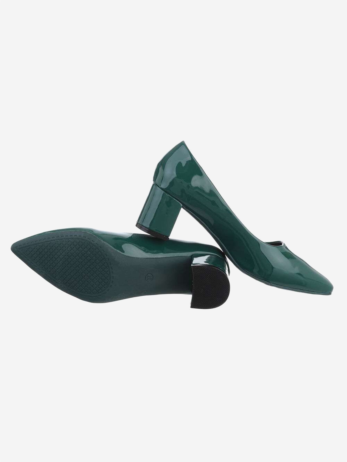 Women's elegant shoes in green